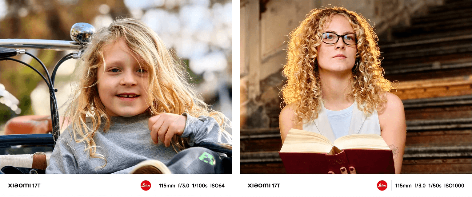 Portré módban készült fotók, természetes háttérelmosással