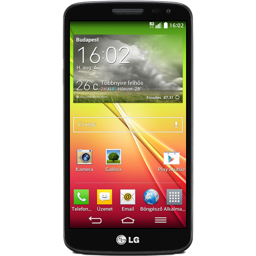 LG G2 mini beállításának kijelzője