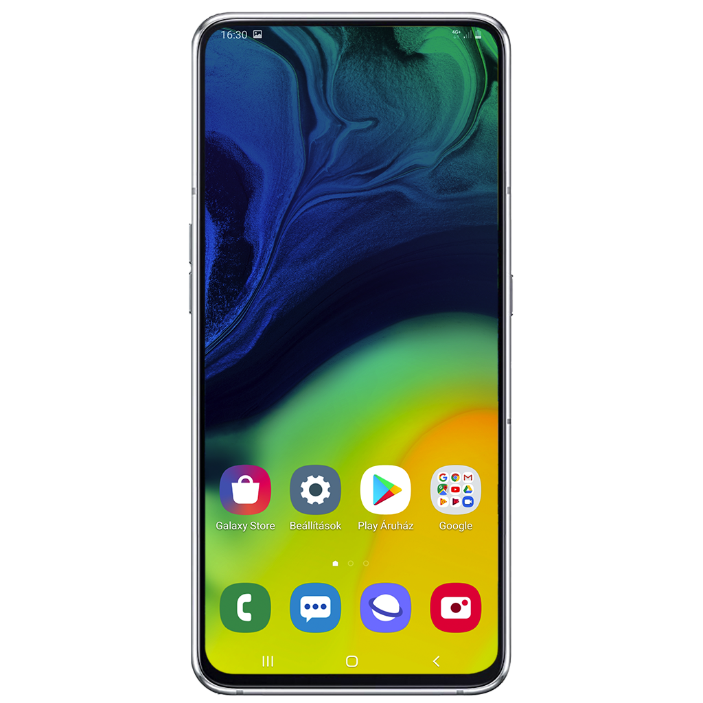 Samsung Galaxy A80 beállításának kijelzője