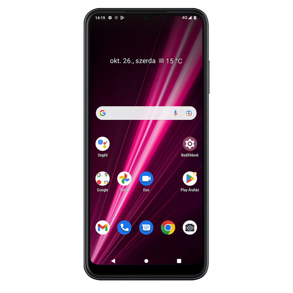 T Phone 5G beállításának kijelzője