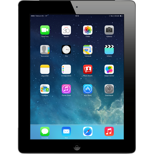Apple iPad beállításának kijelzője