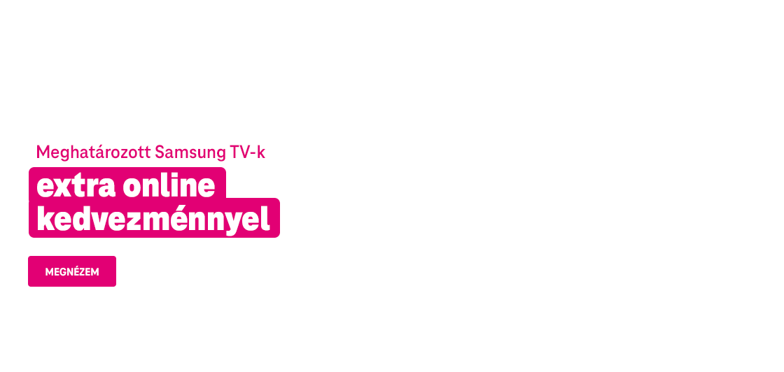 Meghatározott Samsung TV-k extra online kedvezménnyel | Megnézem