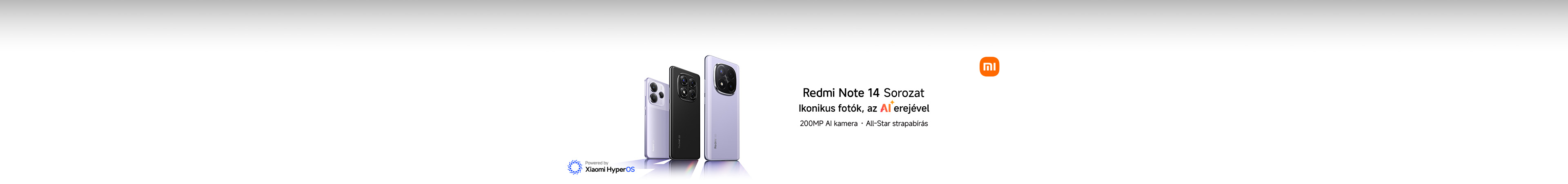 Redmi             Note 14 Sorozat | Ikonikus fotók, az AI erejével