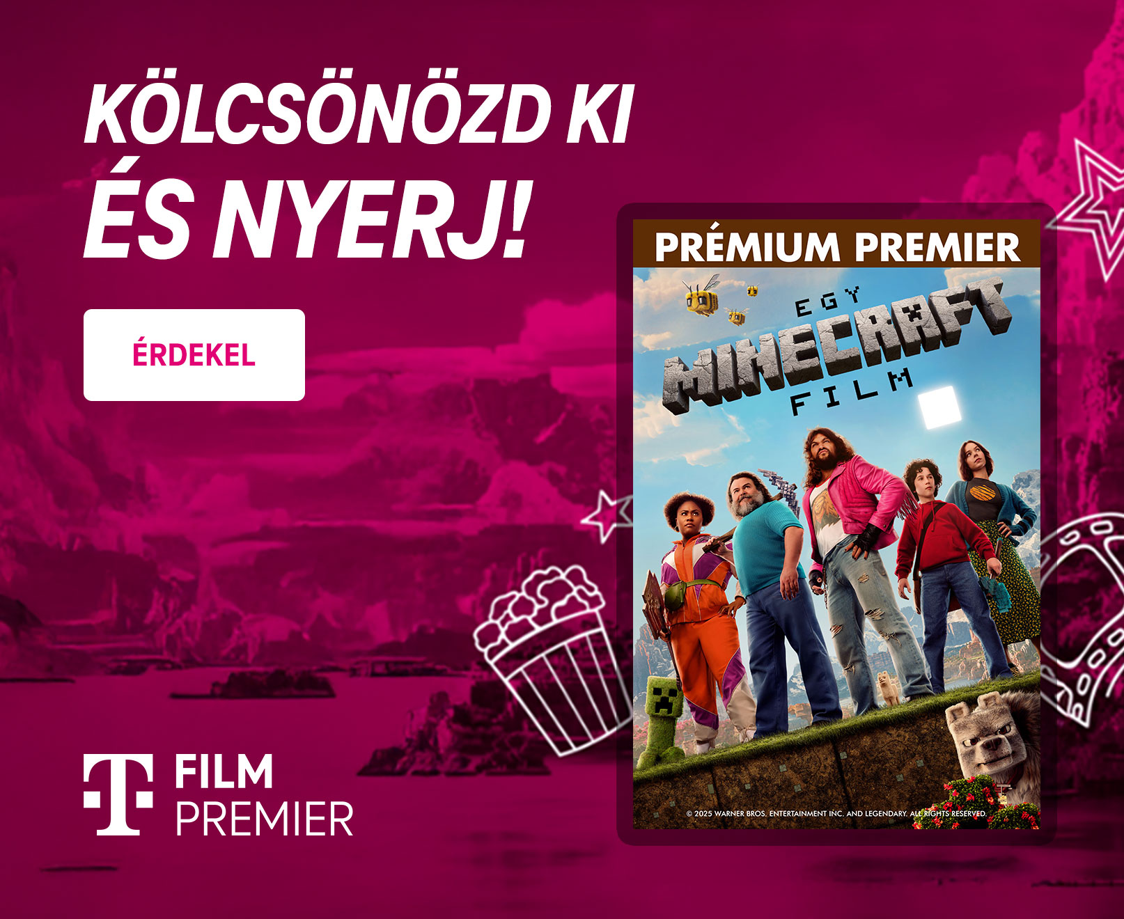 Kölcsönözd ki és nyerj! Prémium premier - Egy Minecraft film