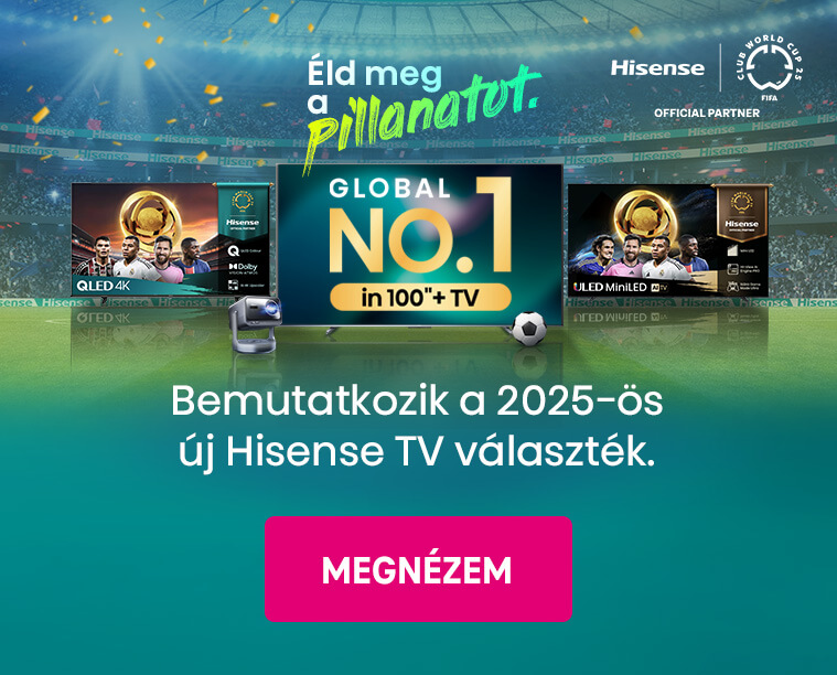 Éld meg a pillanatot! Bemutatkozik a 2025-ös új Hisense TV választék.
