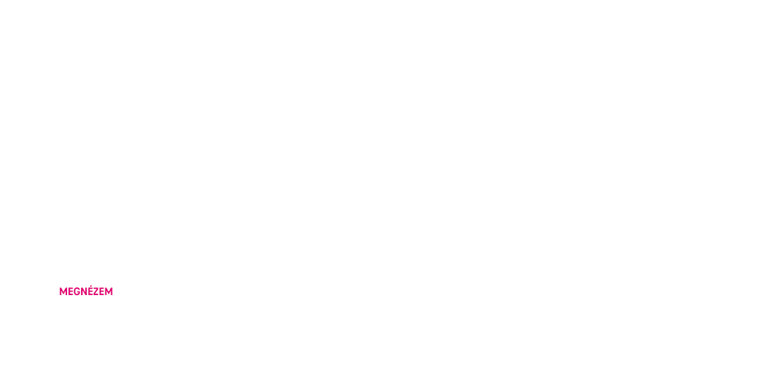 fehér szöveg: "KAPCSOLD ÖSSZE A CSALÁDTAGJAIDAT A MAGENTA 1-GYEL!". Alatta kisebb betűvel: "Kevesebb ügyintézés, több extra előny és kedvezmény.". Legalul egy magenta színű "MEGNÉZEM" gomb.