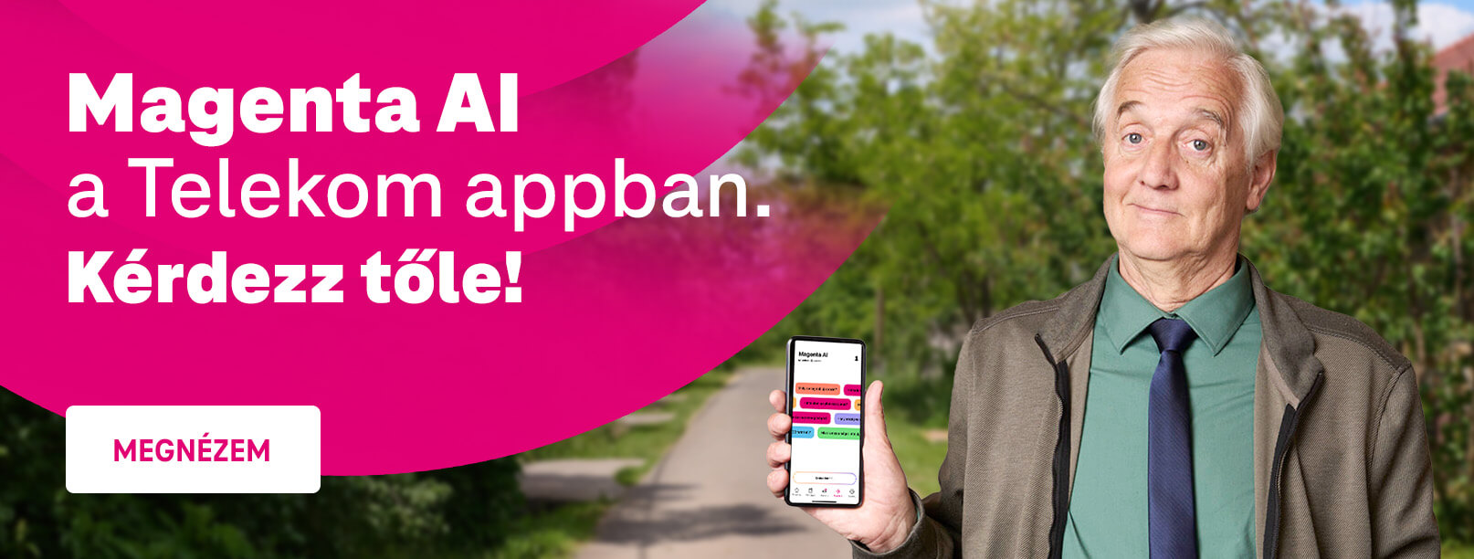 Magenta AI a Telekom appban. Kérdezz tőle!